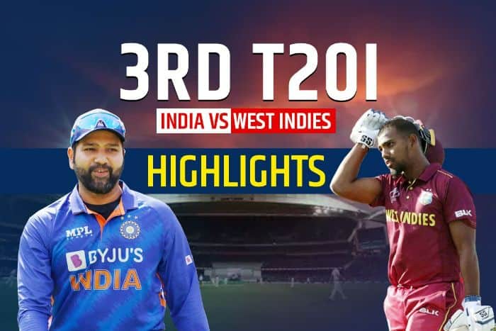 Highlights IND vs WI 3rd T20I: India Beat West Indies by 7 Wickets To Take 2-1 Lead In The Series