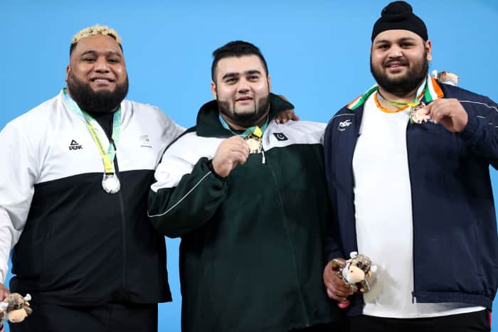 Nooh Dastagir Butt, Weightlifting, Pakistani weightlifter, Gurdeep Singh, weightlifting, Indian weightlifting medals, Pakistan medals in CWG 2022, India weightlifters, Pakistan medal tally, India medal tally, Commonwealth Games, Commonwealth Games 2022, Birmingham 2022 Commonwealth Games,Commonwealth Games Schedule,Commonwealth Games India Schedule,Commonwealth Games Schedule 2022,India Commonwealth Games 2022,CWG,India at Commonwealth Games 2022,CWG 2022 India Schedule,CWG 2022 Schedule India,CWG 2022 India,Commonwealth Games 2022 Sports,Common Wealth Games,Commonwealth Games 2022 Full Schedule,Commonwealth Games India Full Schedule,Commonwealth Games 2022 India Players Schedule, Commonwealth Games 2022,Commonwealth Games,Commonwealth Games 2022 Schedule,CWG 2022,Commonwealth Games 2022 India Schedule,Commonwealth Games 2022 India,Birmingham Commonwealth Games,CWG 2022 Schedule,Birmingham,Commonwealth Games 2022 Schedule India, Mandeep Singh Harmanpreet SIngh, Akashdeep Singh, India Hockey Team, India Hockey Team in CWG, Men’s Hockey Team schedule, Men’s Hockey Team Wins against Ghana, Commonwealth games all events, Commonwealth games all sports, P V Shindu, Shiv Thapa, Shiv thapa boxing, Shiv thapa win over Pakistan, who is shiv thapa, India Hockey women team, Harmanpreet Kaur, Shafali Verma, India Badminton win, India table tennis win, Mirabai Chanu, Mirabai Chanu Weightlifting, Manika Batra, Satwiksairaj Rankireddy, Chirag Shetty, Treesa Jolly-Gayatri Gopichand, India wins CWG 2022 sports, CWG 2022, Birmingham 2022, commonwealth games 2022, commonwealth games schedule, commonwealth games sports, commonwealth games participants, participants in CWG 2022, CWF sponsors, Shakespeare, Vintage Cars, Duran Duran, Malala Yousafzai, India in CWG 2022, India team in CWG 2022, India best players CWG 2022, India Badminton team, Indian Athletes in CWG 2022, Birmingham 2022, CWG participating countries, CWG updates, India medals in CWG, Sports News, Sports latest news, CWG News