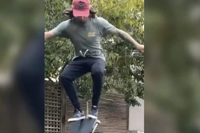 watch south african legend dale steyn s bizarre skateboard stunt stuns everyone