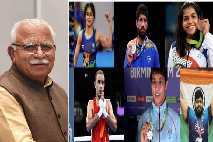 indian players create history by winning gold medals in commonwealth games on the other hand haryana government gave jobs to the winners