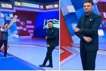 srikanth hits hemang badani with a bat accidently during a live show