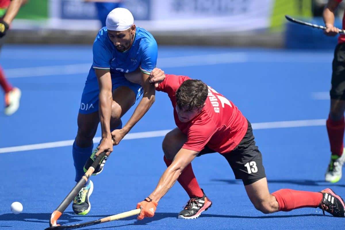 india beat wales by 4-1 in cwg mens hockey last pool match enters in semifinal