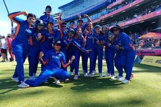 watch how sneh rana bowled last over against england in cwg women t20i semi final match