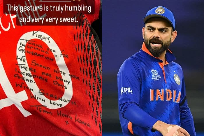 Hong Kong Gift Team Jersey To Virat Kohli, Indian Player Responds