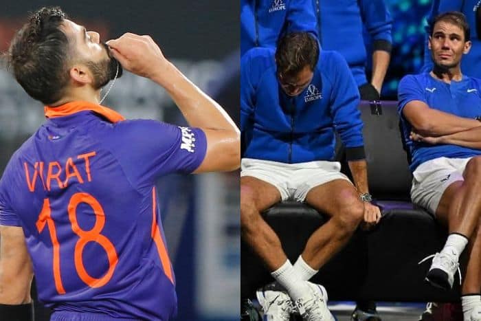 Emotional Kohli Reacts After Federer-Nadal Crying Photo Breaks Internet