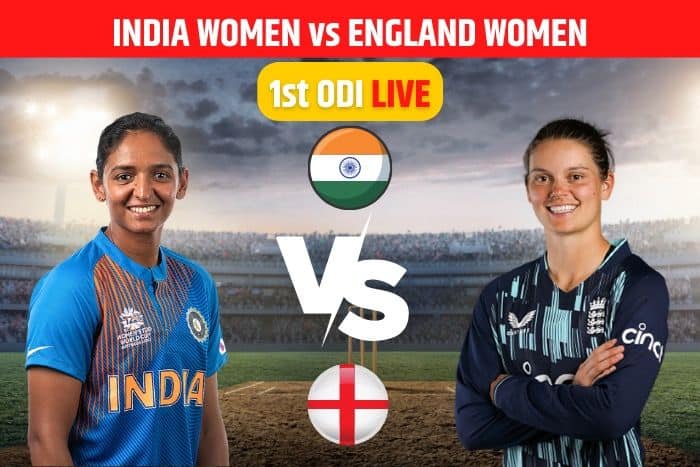 LIVE Score IND-W vs ENG W 1st ODI: India Women need 228 Runs to Win