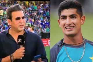 wasim akram called naseem shah s sixes similar to miandad people trolled fiercely for making a mistake in the tweet