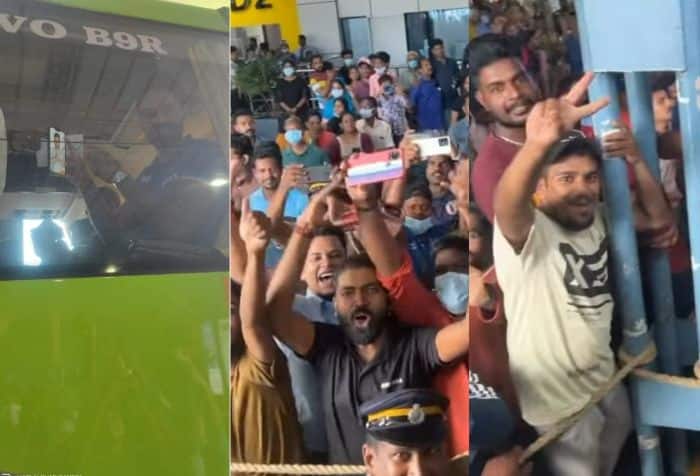 Team India Receive Warm Welcome Upon Arrival On Thiruvananthapuram Airport For South Africa Series