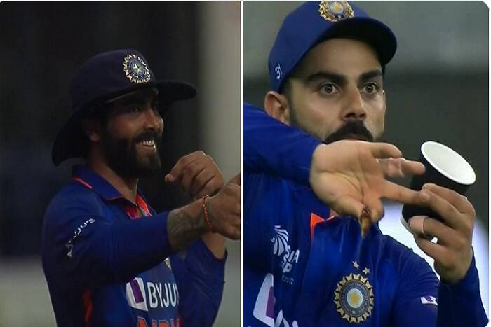 Watch the amazing Reaction of Kohli & Jadeja after the fantastic run-out