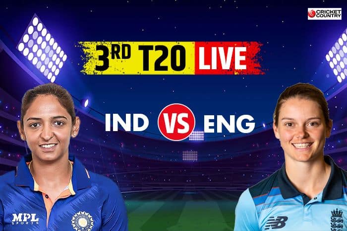 LIVE INDW vs ENGW Cricket Score, 3rd T20I: Ghosh and Vastrakar's heroics lead India to Fighting Total