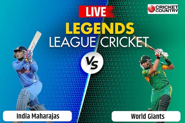 LIVE India Maharajas vs World Giants Legends League Cricket, Kolkata: Yusuf-Srivastava lead Maharajas Closer to Target