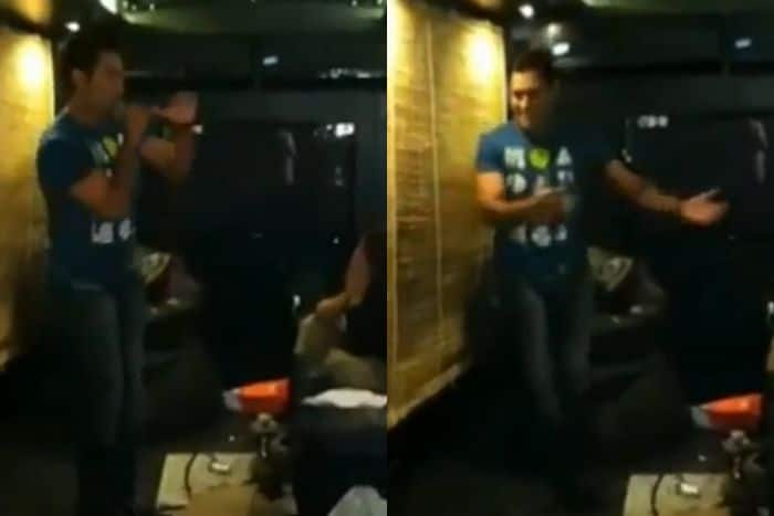 MS Dhoni's Tapori Style Dance In Viral Video Is Best Thing On Internet Today