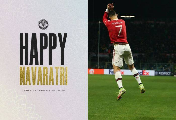 Fans’ Lavish Praise Manchester United As The Renowned Football Club Wishes ‘Happy Navaratri’
