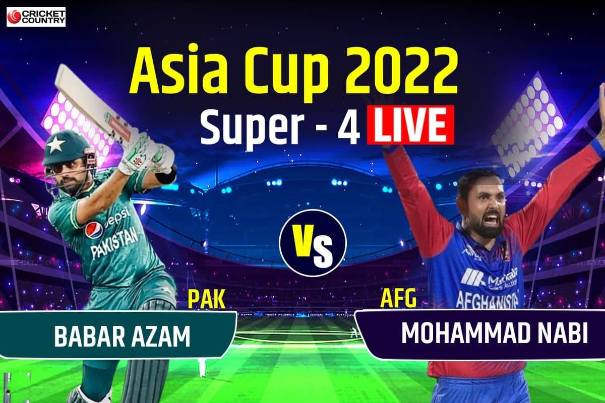 LIVE Score PAK vs AFG T20 Asia Cup: Shadab, Iftikhar Put PAK Back On Top