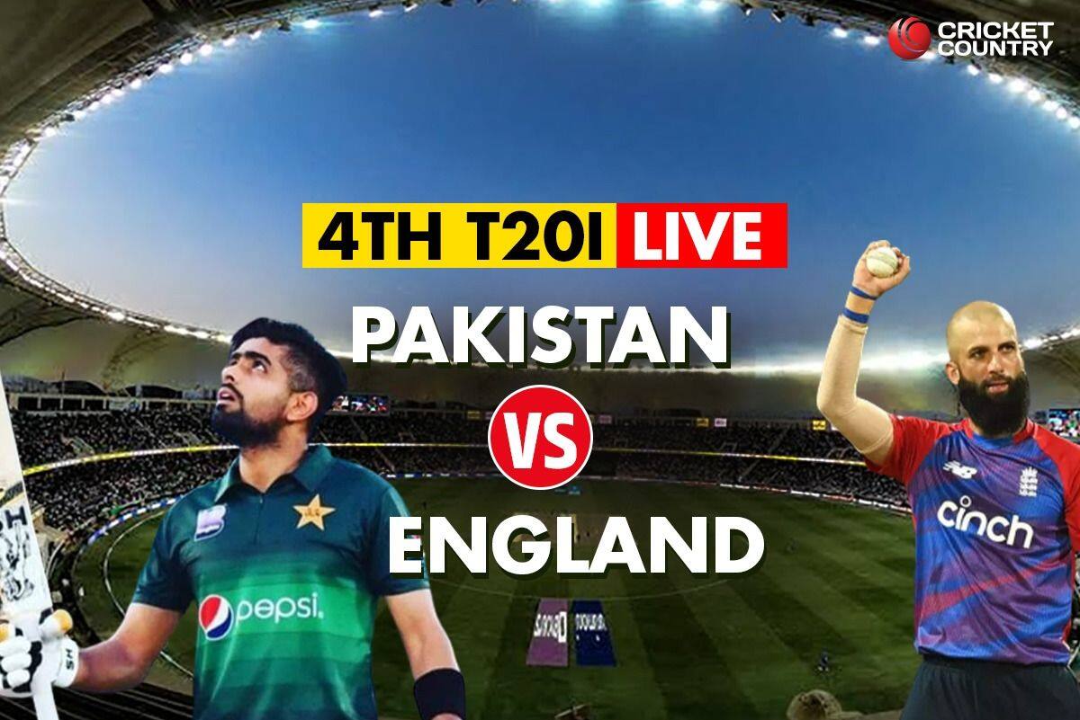 LIVE Score PAK vs ENG 4th T20I Update: England's Hopes Lie With Ali-Brook's Pair