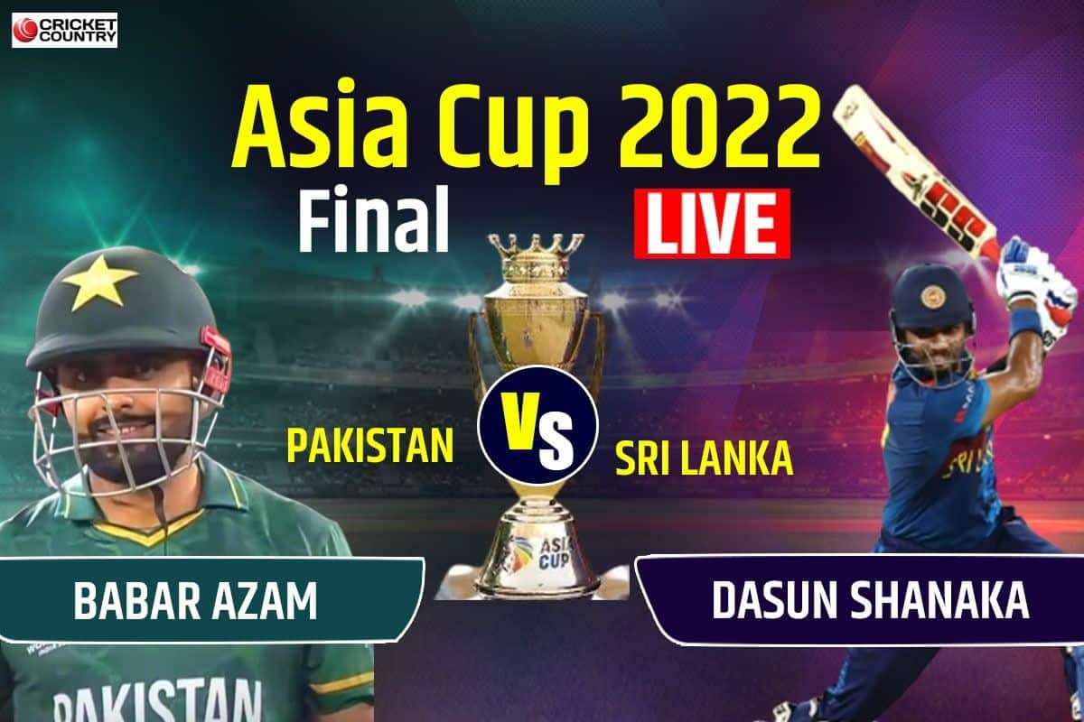 LIVE PAK vs SL Asia Cup Final Dubai: Rizwan, Iftikhar Steady After PAK Lose Babar, Fakhar