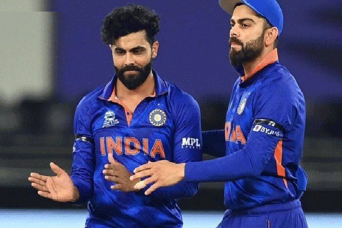 Ravindra Jadeja and Virat Kohli