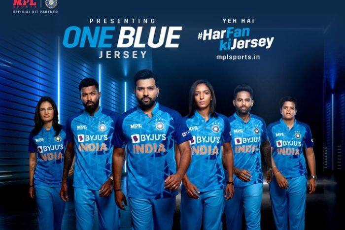 MPL और BCCI ने लॉन्च की टीम इंडिया की नई T20 जर्सी, नए अवतार में नजर आएगी 'मेन इन ब्लू'