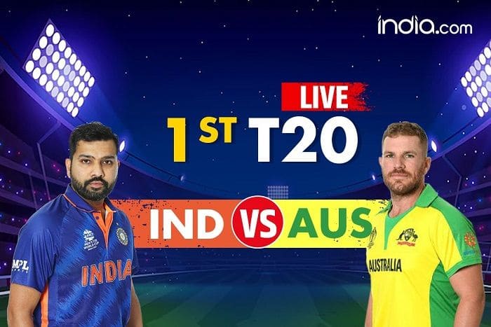 Live IND vs AUS 1st T20 Score Update India vs Australia T20 Match Live Cricket Score Streaming Online Mohali