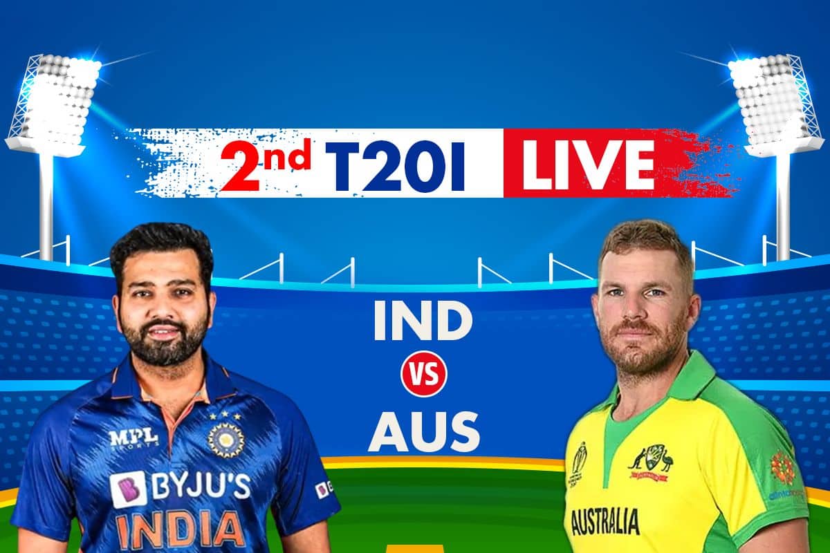 LIVE IND vs AUS 2nd T20I Score, Napgur: Toss Delayed Due To Wet Outfield, Next Inspection at 8:00 PM IST