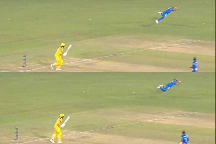 Watch Video Suresh Raina take a stunning catch during IND-L vs AUS-L clash