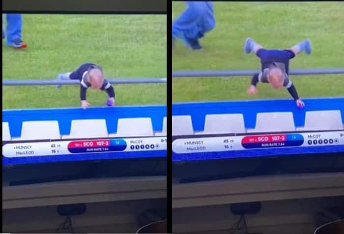 Watch: Viral Video, Child Falls Down From Stands During SCO vs WI Match