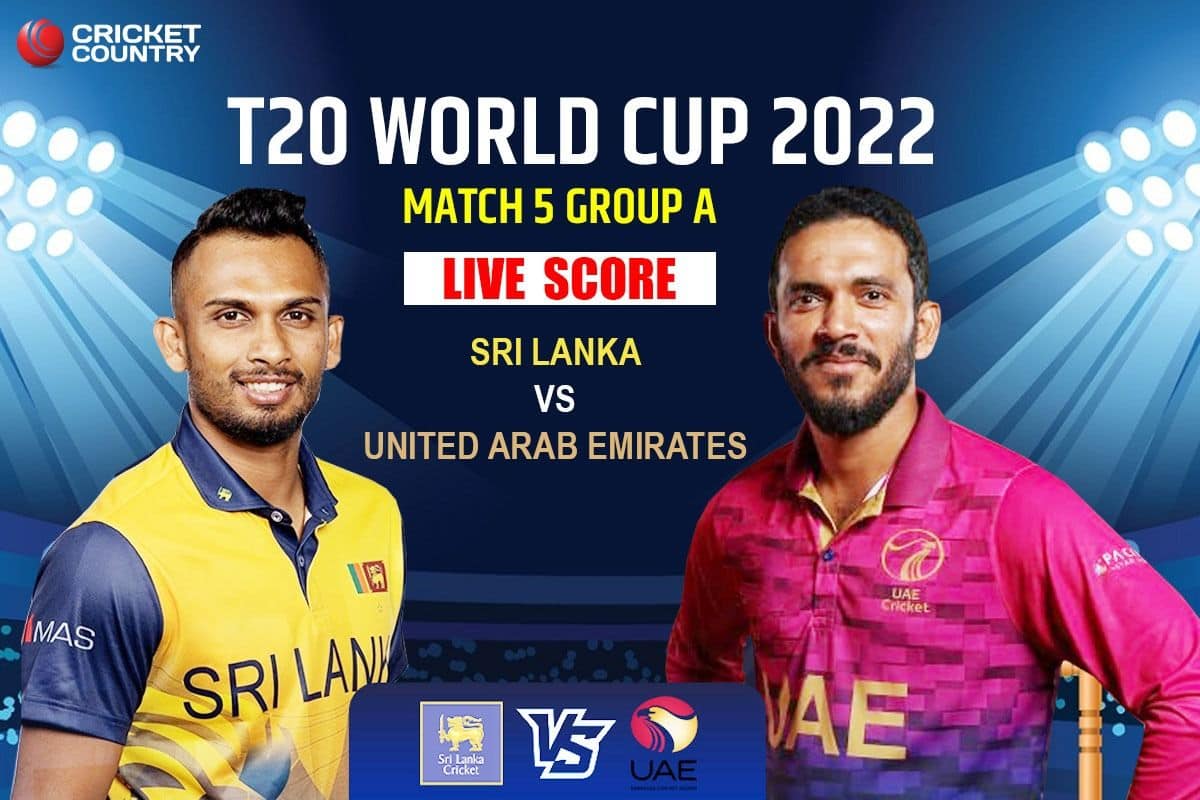 LIVE SCORE Sri Lanka vs United Arab Emirates, T20 World Cup 2022 Qualifiers: SL To Bat First After UAE Opt To Bowl