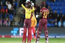 Watch Akeal Hosein’s reaction to Rovman Powell’s 104 meter Six against Zimbabwe