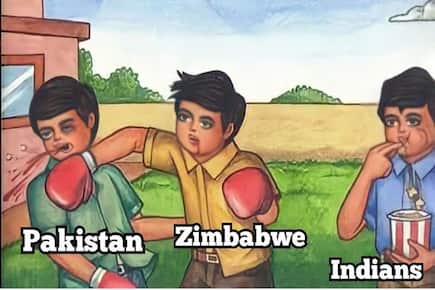 Pakistan’s joke flying on social media after being beaten by Zimbabwe