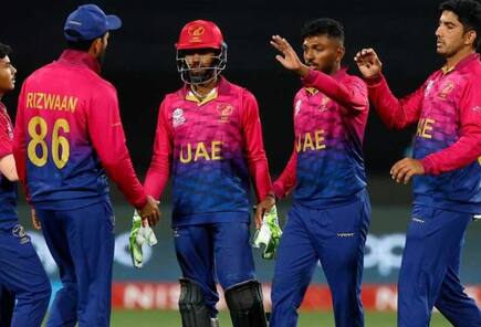 Watch: UAE’s Palaniapan Meiyappan Gets First Hat-trick Of T20 World Cup 2022