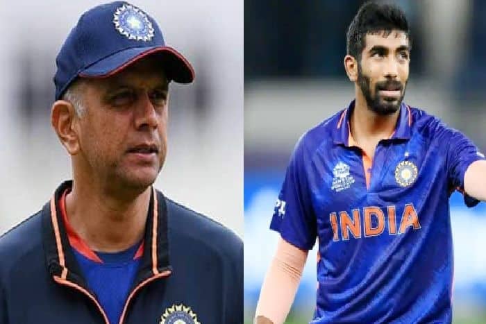 Team india head coach Rahul dravid reaction on Jasprit Bumrah injury