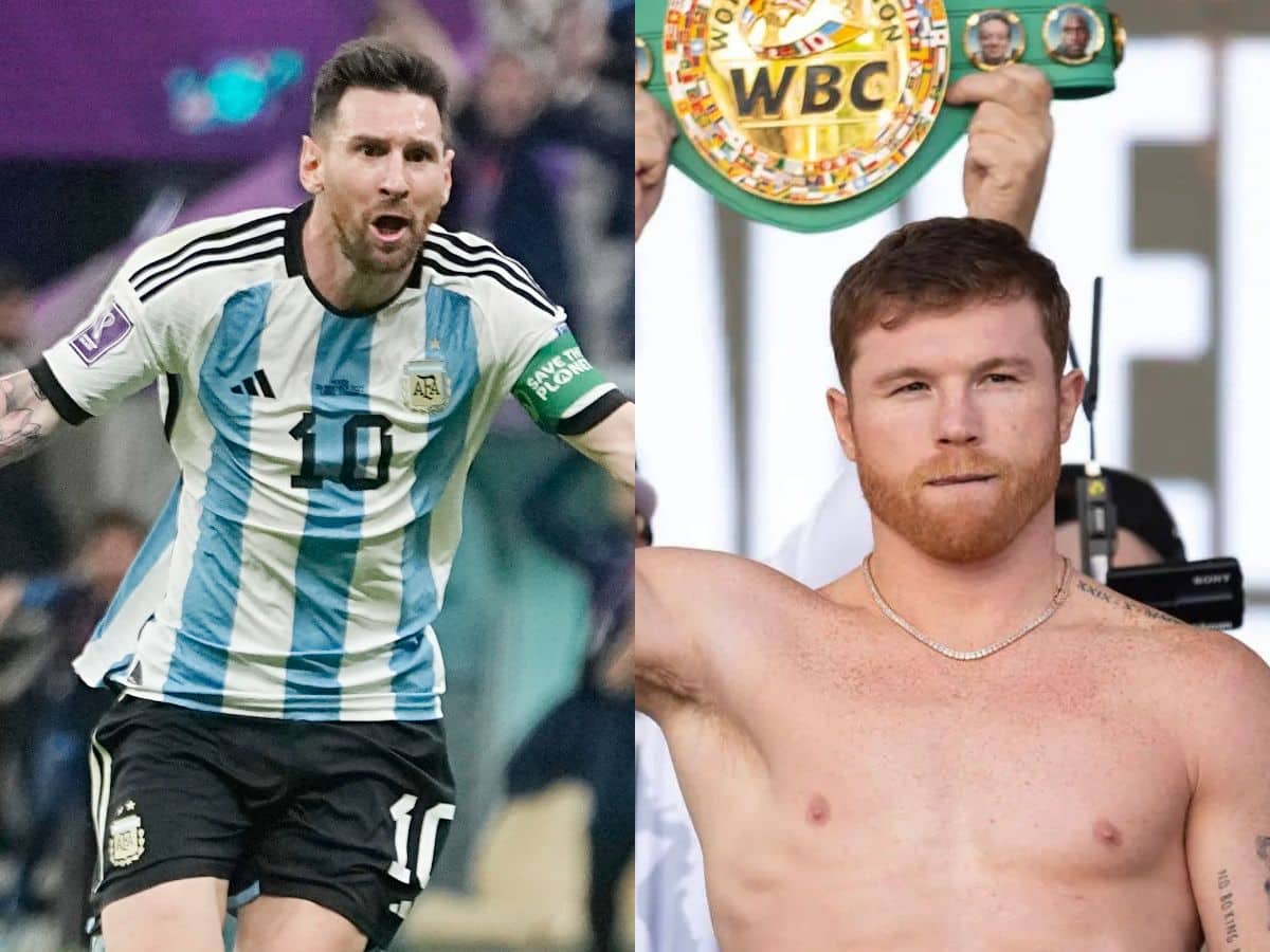 Boxing Star Canelo Slams Messi Over Mexico Team World Cup jersey
