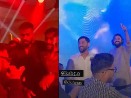 MS Dhoni, Hardik Pandya And Krunal Pandya Groove With Singer Badshah In Dubai Party