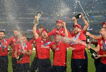 Jos Buttler’s Video Of Making Sure Adil Rashid And Moeen Ali Are Off Stage During Champagne Celebration Goes Viral