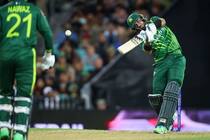 Iftikhar Ahmed hits a 106 meters six, the biggest of the tournament