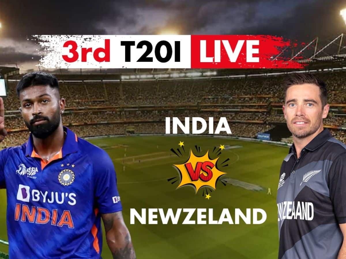LIVE Score IND vs NZ 3rd T20I, Napier: Hardik Pandya-led IND Win Series 1-0 Vs Black Caps