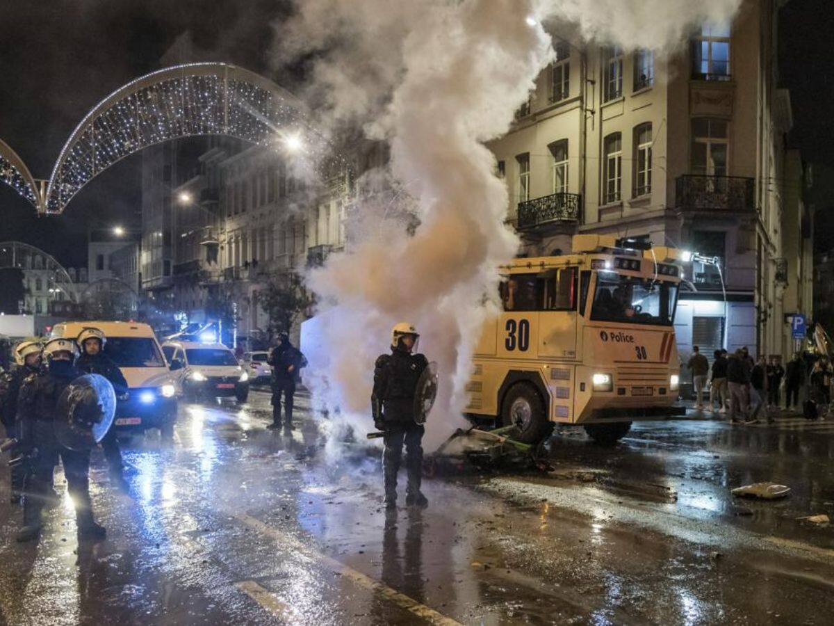 Riots In Belgium, Dutch Cities After Belgium’s Shock Loss To Morocco In The FIFA World Cup