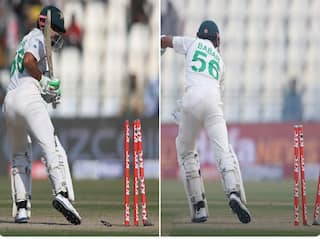Babar Azam misjudged Ollie Robinson’s inswinger & clean-bowled in both innings of the 2nd Test