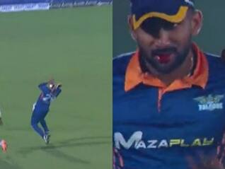 LPL 2022: Chamika Karunaratne Loses Teeth While Taking A Catch In A Bizarre Incident: Watch Viral Video