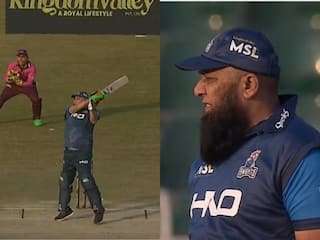 Mega Stars League: Former PAK Skipper Inzamam-ul-Haq Relives Old Days, Smashes Blazing 29 Runs Of Just 16 Balls- Watch