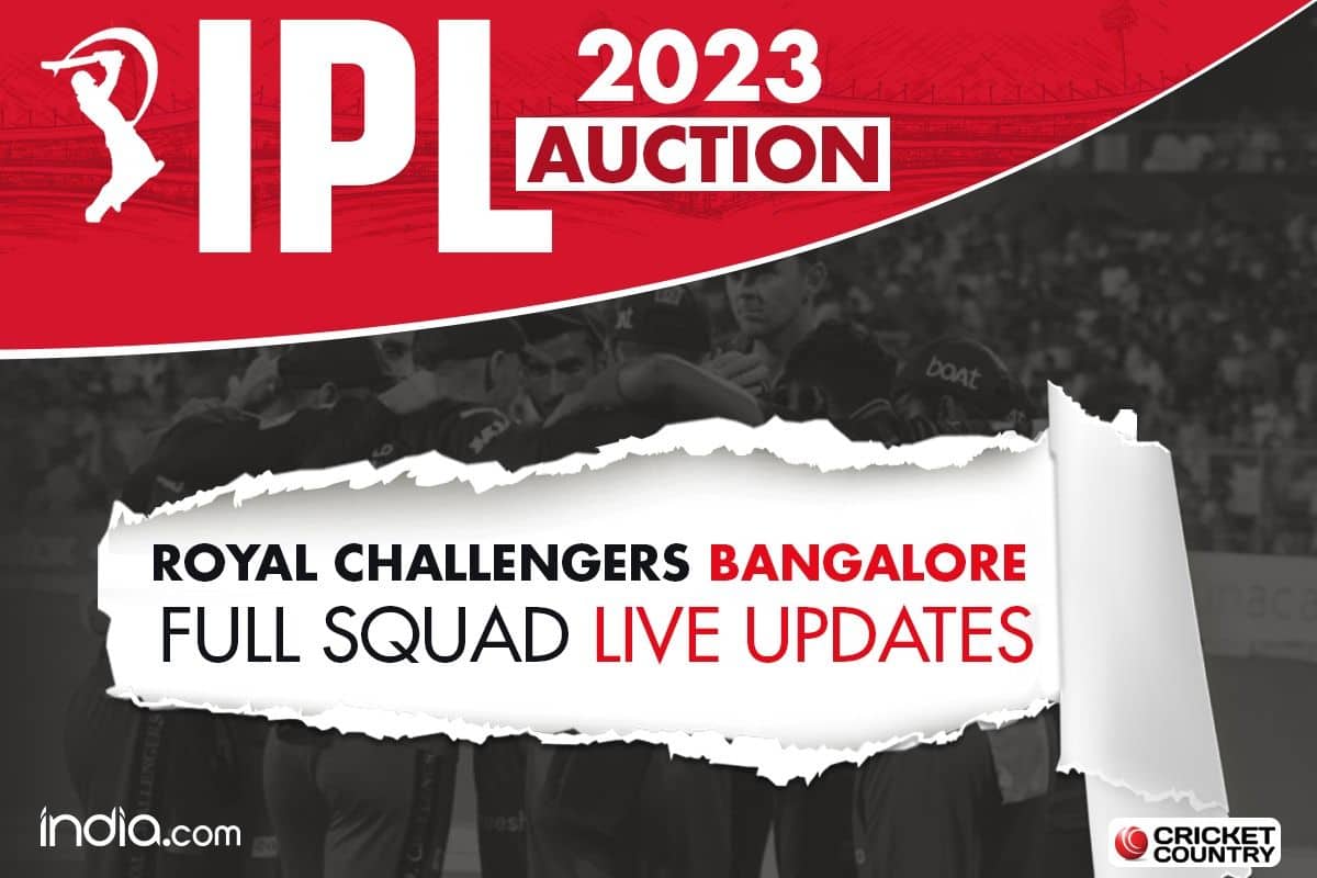 RCB Squad 2024 IPL Auction: Full List Of Players Bought By Royal  Challengers Bangalore