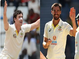 Mitchell Starc claimed the Test wicket of Shivnarine Chanderpaul and Tagenarine Chanderpaul 10 years apart
