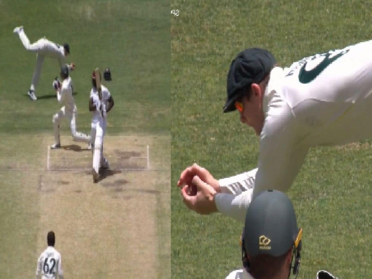 VIDEO: स्टीव स्मिथ ने लपका अद्भुत कैच, हैरान रह गए बल्लेबाज जेसन होल्डर 