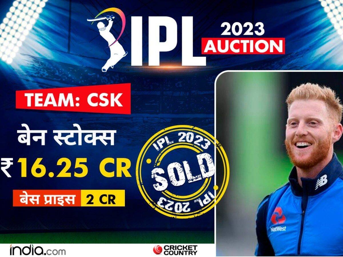 IPL Auction 2023: CSK के सबसे महंगे खिलाड़ी बने बेन स्टोक्स, रिऐक्शन हुआ वायरल