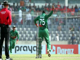 Shakib Al Hasan breaks the record for most ODI wickets at a single ground