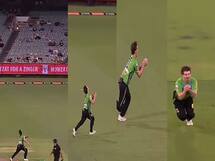 VIDEO: क्लिंट हिंचक्लिफ ने बिग बैश लीग में अपनी ही गेंद पर भागकर पकड़ा हैरतअंगेज कैच 