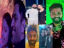 Indian cricketers new year celebration