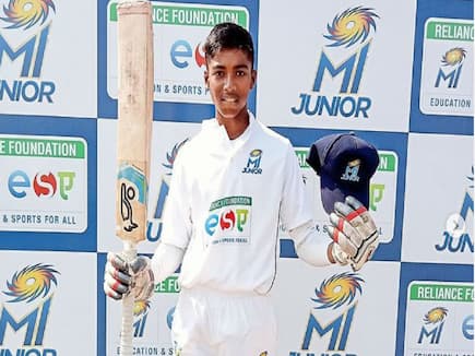 Yash Chawde from Saraswati Vidyalaya, Nagpur bagged 508 runs score in the U14 category of MI Junior