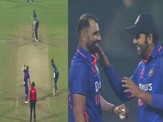 Shami run out Shanaka in the non striker end Rohit sharma withdraw the appeal