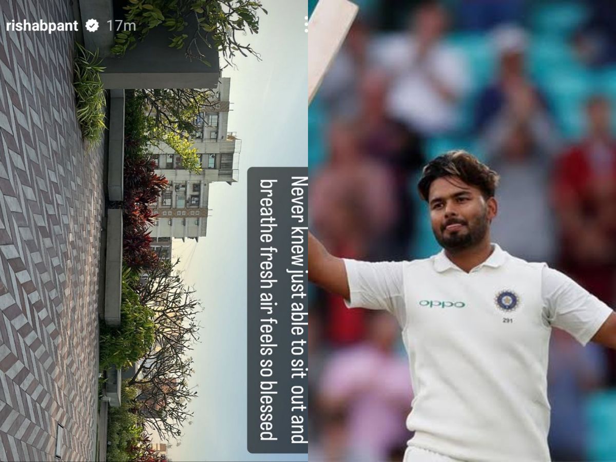 Never Knew Just Able To Sit Out And Breathe Fresh Air Feels So Blessed: Rishabh Pant Updates On His Recovery